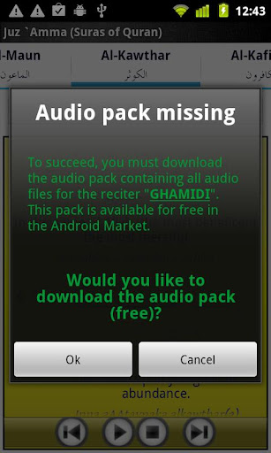 Audio Pack Al-Ghamidi