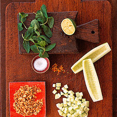 Chopped Cucumber and Peanut Salad