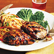 Glazed Chicken and Szechuan Noodle Salad