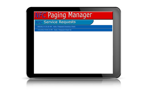 NFC Tablet Manager Paging