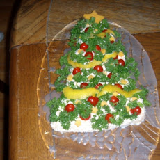 Christmas Cheese Tree Appetizer