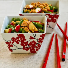 Asian Sugar Snap Pea Salad with Radishes and Edamame