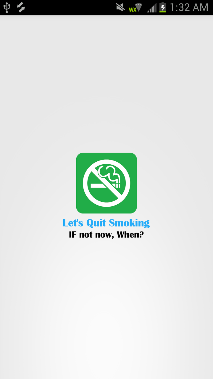 Android application Quit Smoking Now! screenshort
