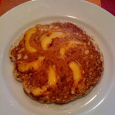 Peach and Poppy Seed Sour Cream Pancakes