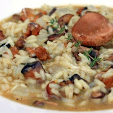Italian Sausage and Wild Mushroom Risotto