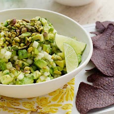 Pear and Pistachio Guacamole