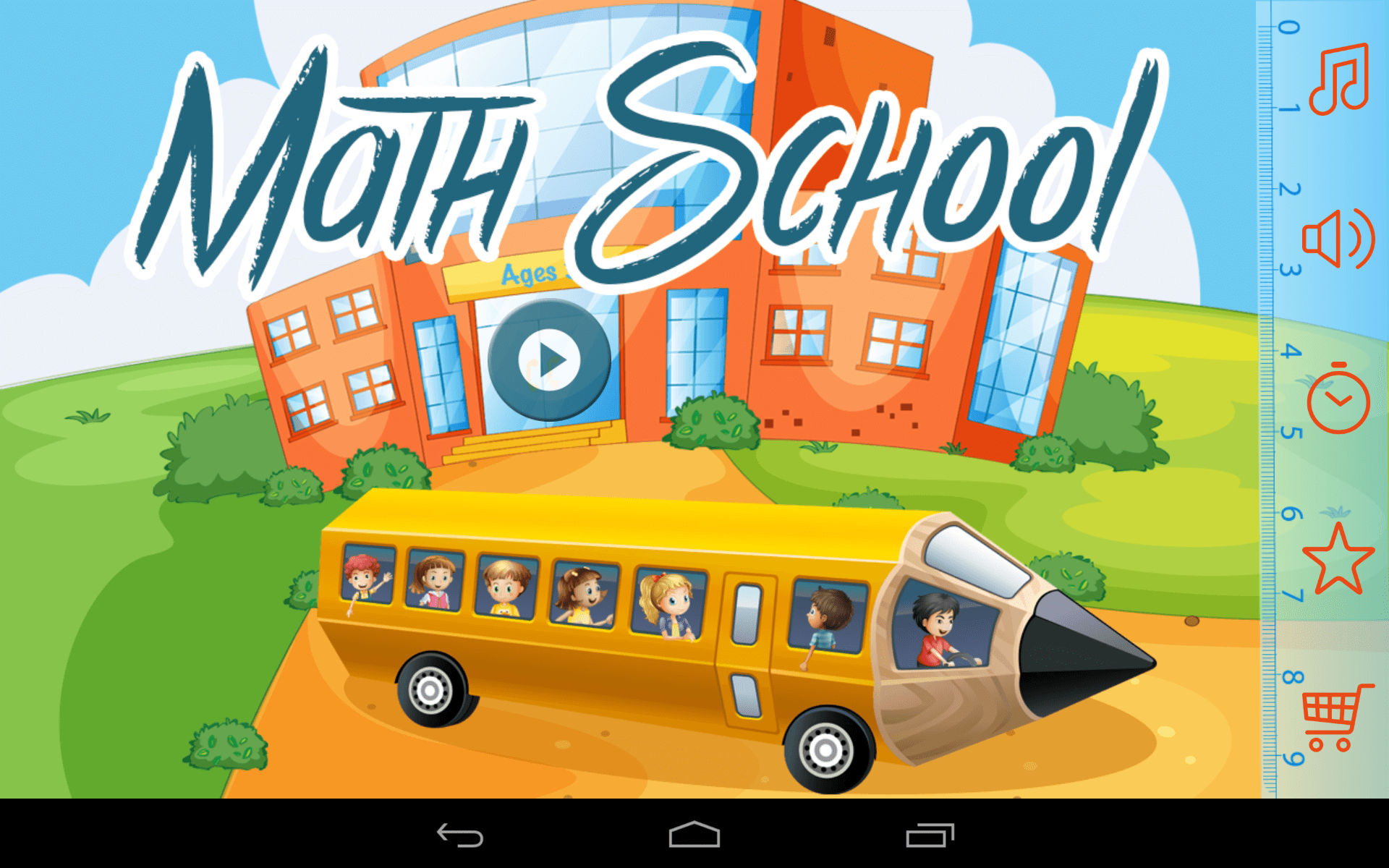 Android application Kids Math Pro screenshort