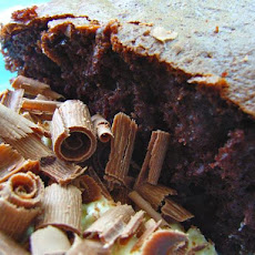 Glazed Chocolate-Sour Cream Cake