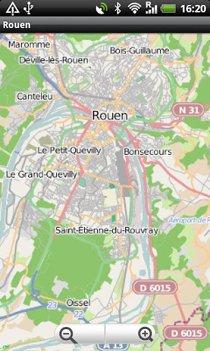 Rouen Street Map