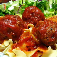 Beer-Braised Meatballs