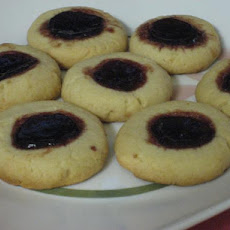 Raspberry Lemon Thumbprint Cookies
