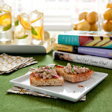 Sicilian Tuna and White Bean Bruschetta