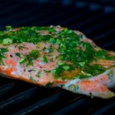 Grilled Salmon with Dill Butter Recipe