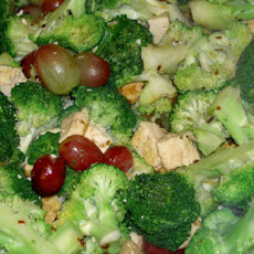 Broccoli,Tofu, and Grape Sautee