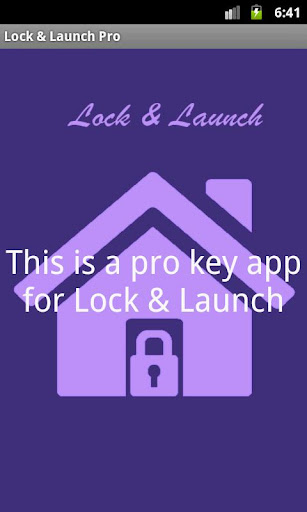 Lock Launch pro