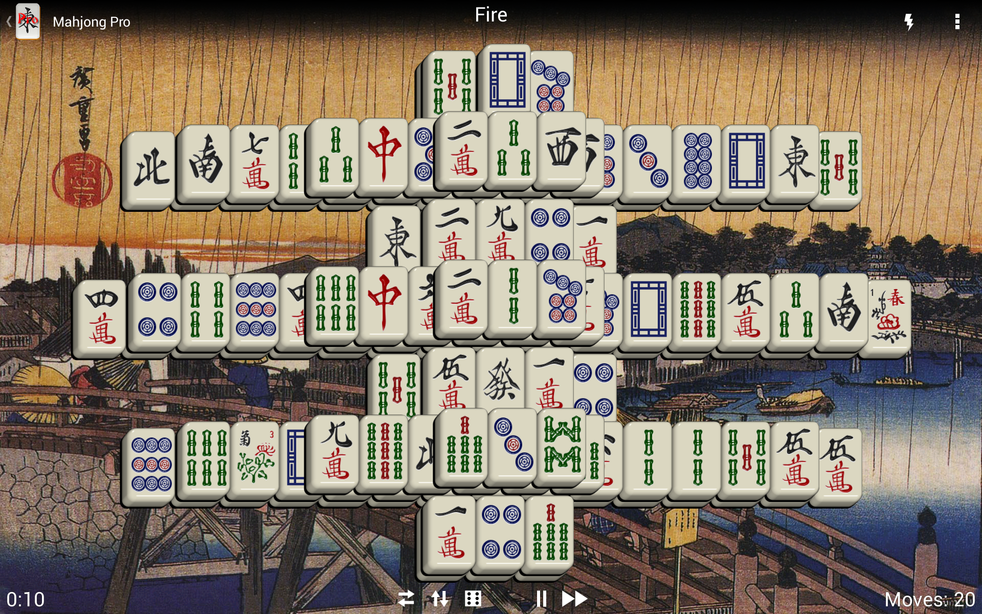 Android application Mahjong Pro screenshort
