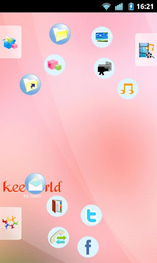 keeworld主題：淺粉紅色
