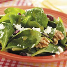 Dijon-Walnut Spinach Salad Recipe