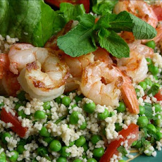 Shrimp With Minty Couscous Salad