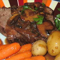 Roast Fillet of Beef with Mushroom-Tarragon Sauce