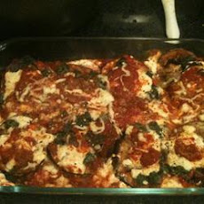 Cheesy Baked Eggplant