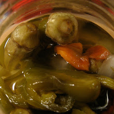 Spicy Pickled Okra