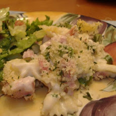 Creamy Ham and Macaroni Bake