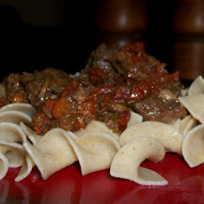 Saucy Beef Tips With Egg Noodles (Inspired by Dream Dinners)