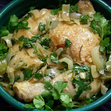 Chicken in Coriander / Cilantro Sauce