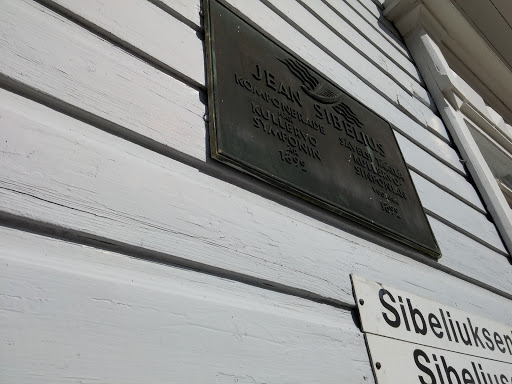 Jean Sibelius Memorial Plaque