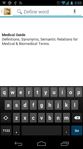 Medical Dictionary Guide