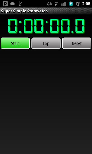 Super Simple Stop Watch