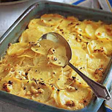 Potato Gratin with Goat Cheese and Garlic