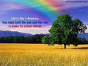 life is a rainbow!!! by Saroj Upreti