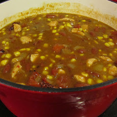 Chicken, Chipotle, and Garbanzo Bean Soup