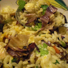 Italian Rice Salad with Radicchio, Taleggio Cheese and Olive Vinaigrette