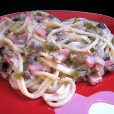 Ham & Swiss Cheese Linguine