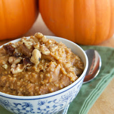 Pumpkin Steel Cut Oatmeal