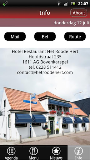 【免費生活App】Hotel Rest. Het Roode Hert-APP點子