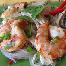 Shrimp in a Spicy, Ginger, Garlic  Marinade
