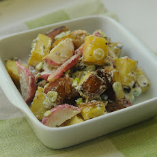 Roasted Radish and Potato Salad with Black Mustard and Cumin Seed