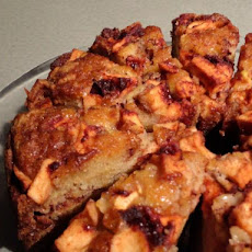 Chunky Apple Spice Cake With Vanilla Butter Sauce