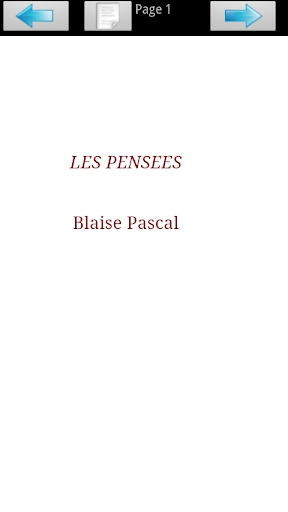 Les Pensées de Pascal