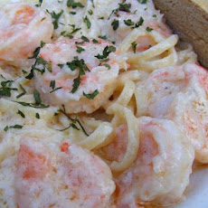 Creamy Basque Shrimp Scampi