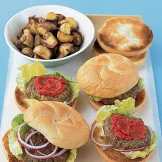 Meatloaf Burgers With Quick Ketchup