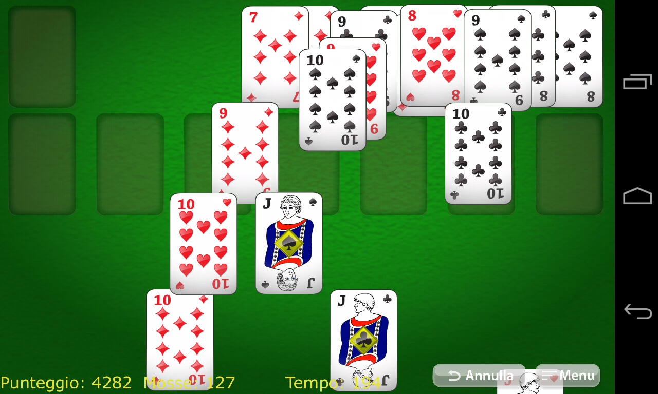 Android application Solitaire Classic screenshort