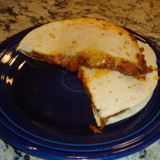 Chili Cheese Dog Quesadillas
