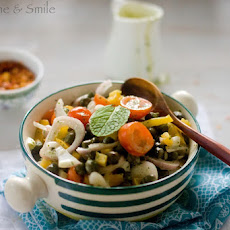 Green Chickpea Salad