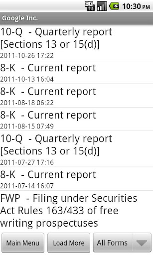 【免費財經App】SEC Filings Viewer-APP點子