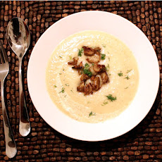 Celeraic Soup with Sunchoke 
